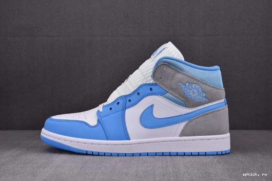 Rep EP Blue Grey DX9276-100 Jordan 1 University DX9276-100 Mid 0406